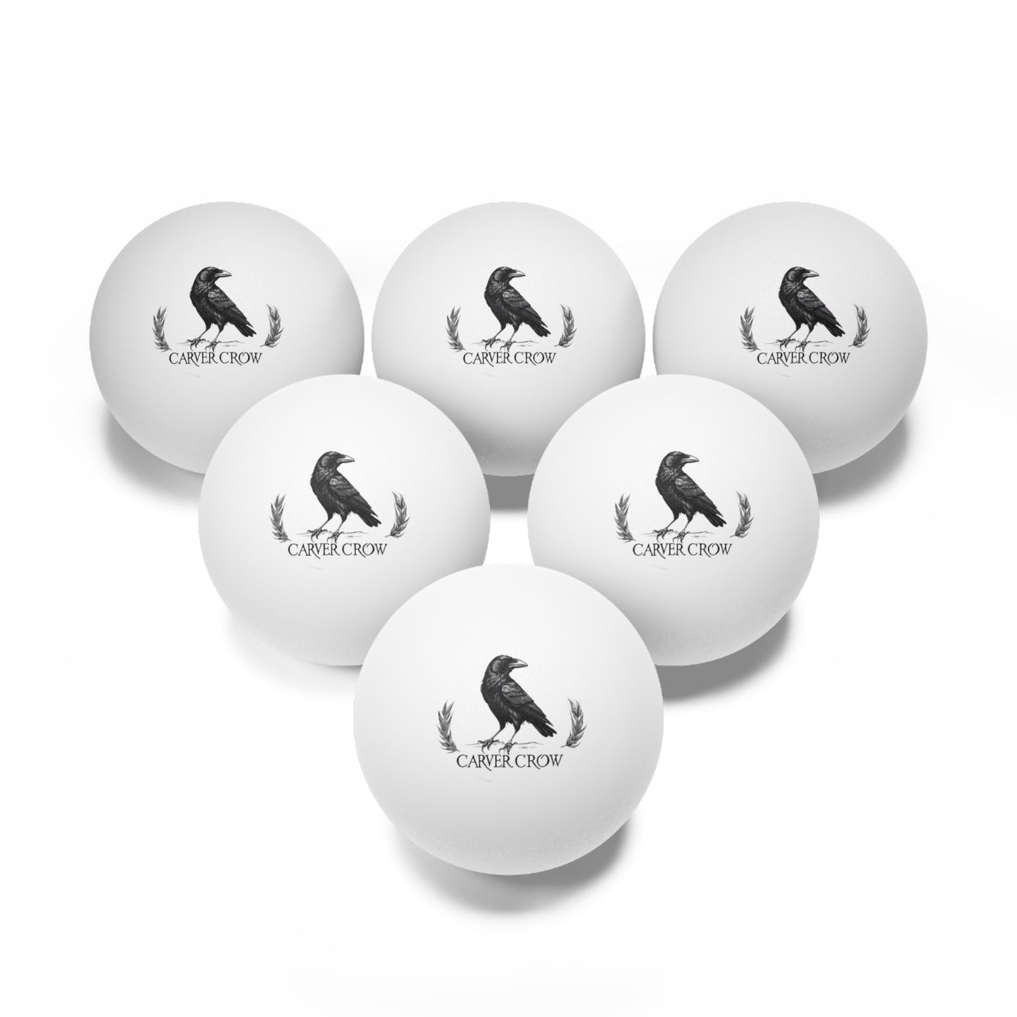 Ping Pong Balls, 6 pcs