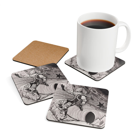 Corkwood Coaster Set