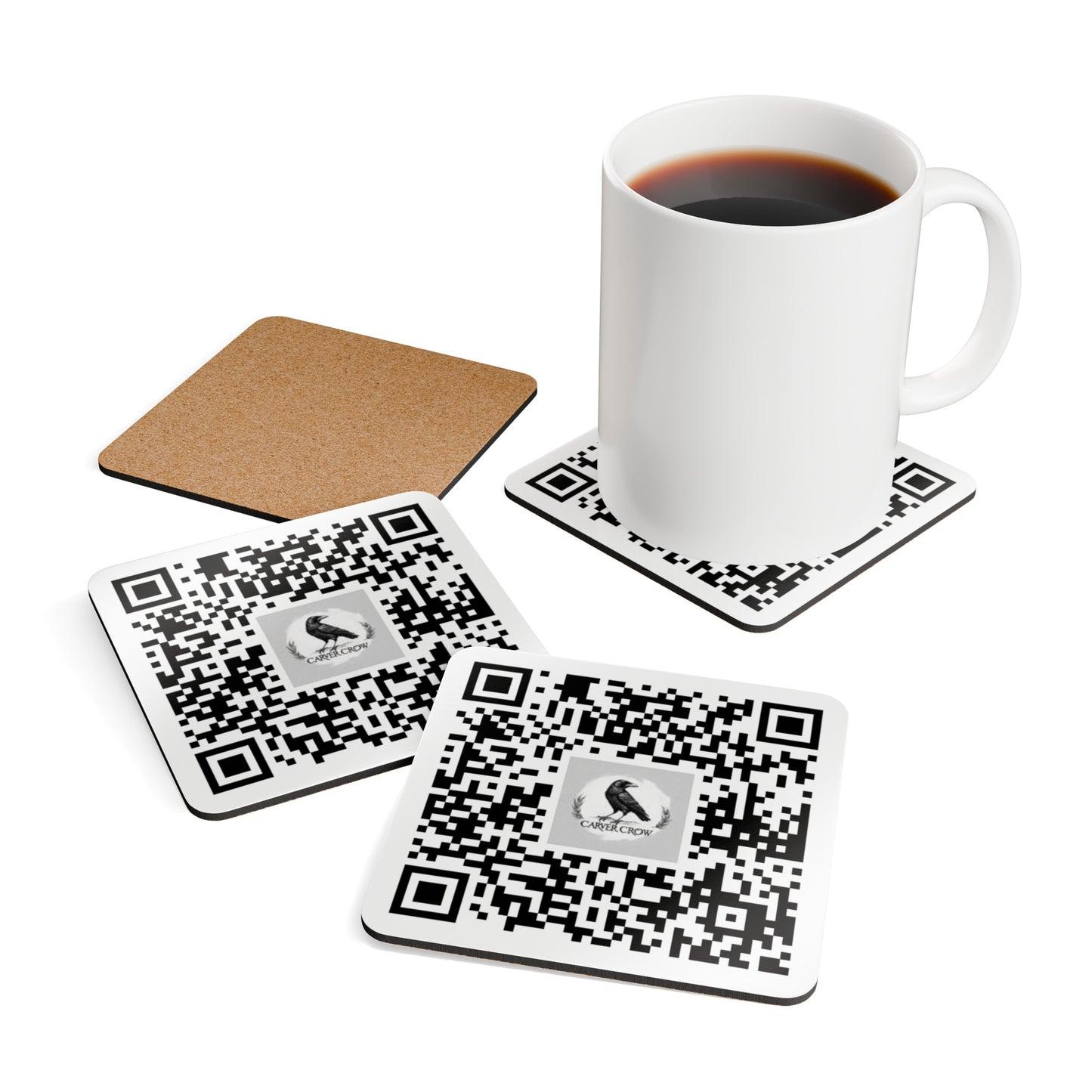 Corkwood Coaster Set